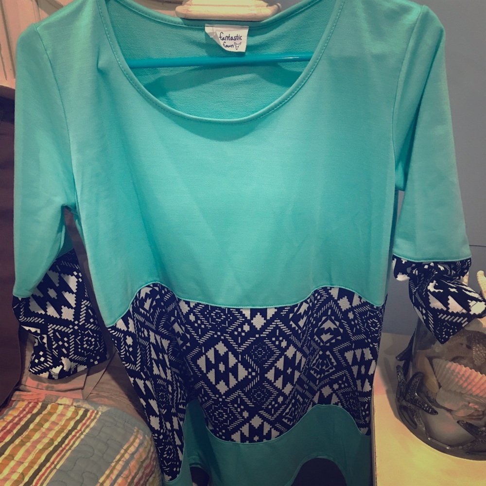 Juniors Mint Green Tunic